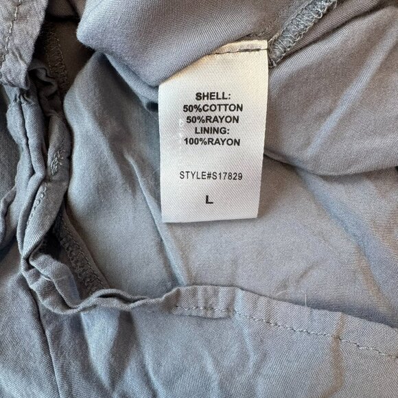 Mustard Seed Grey Ruffle Elastic Waist Skirt N31 - Picture 5 of 6